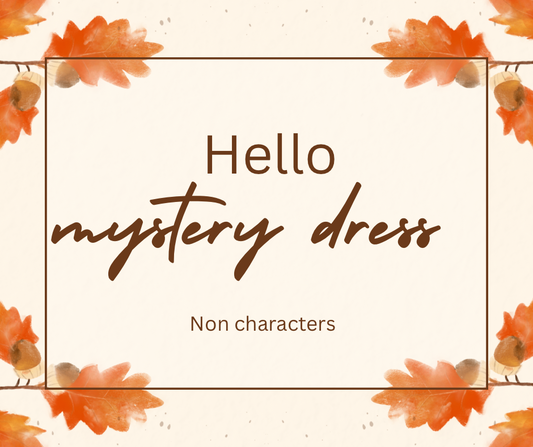Mystery non-character dresses