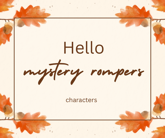 Mystery character romper